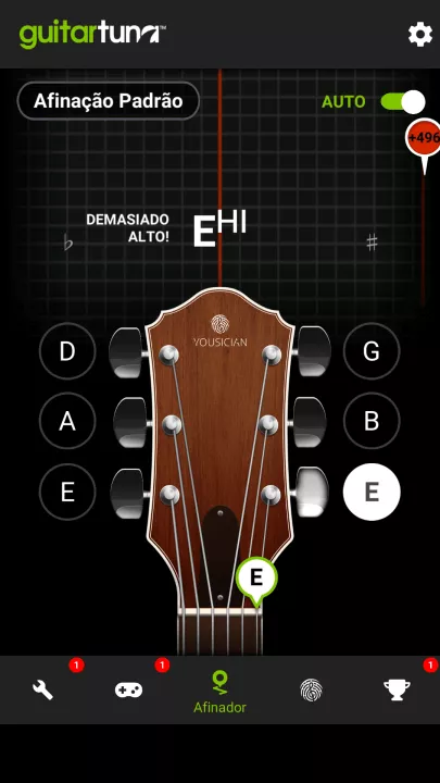 afinar violão com celuilar
